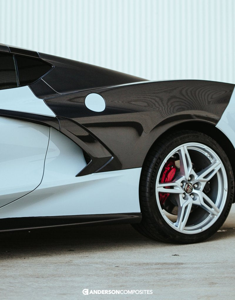 Anderson Composites 20-21 Chevrolet Corvette C8 Stingray Carbon Fiber Rear Fender-thumbmail-2