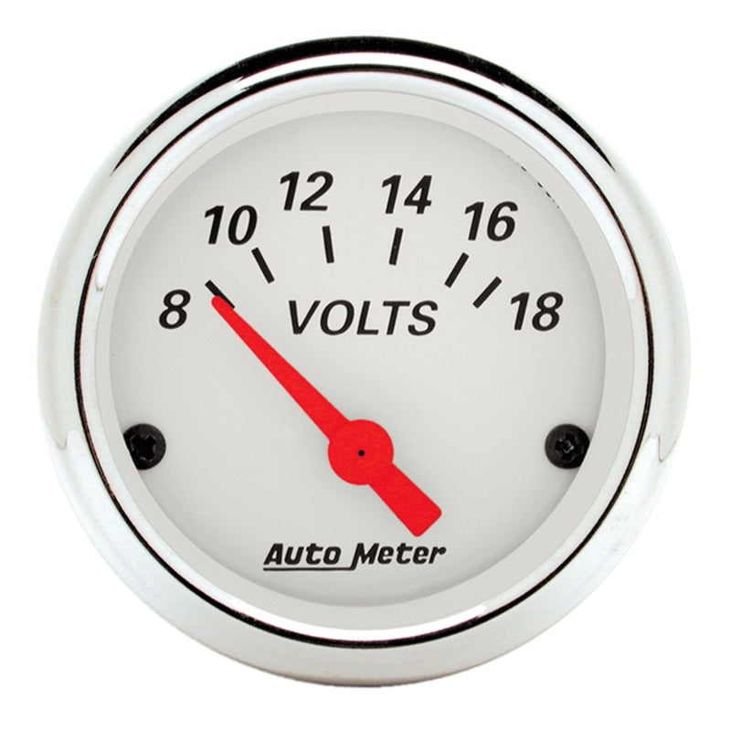 Autometer Arctic White 3-3/8in Electric Speedometer with Wheel Odometer/ 2-1/16in Oil Pressure