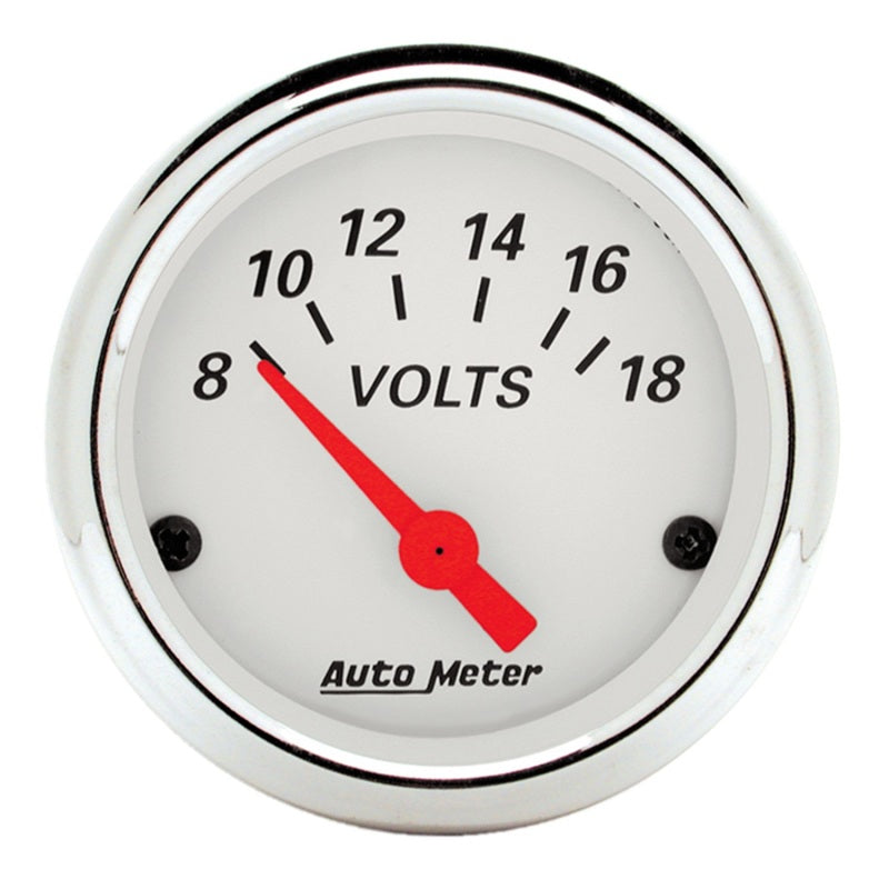 Autometer Arctic White 3-3/8in Electric Speedometer with Wheel Odometer/ 2-1/16in Oil Pressure-thumbmail-2