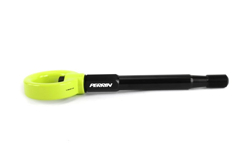 Perrin 2022 Subaru WRX / 18-21 Crosstrek / 14-21 Forester Tow Hook Kit (Front) - Neon Yellow-thumbmail-3