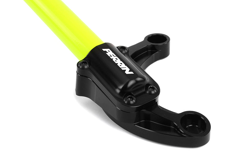 Perrin 08-16 WRX/STi Front Neon Yellow Strut Brace-thumbmail-2