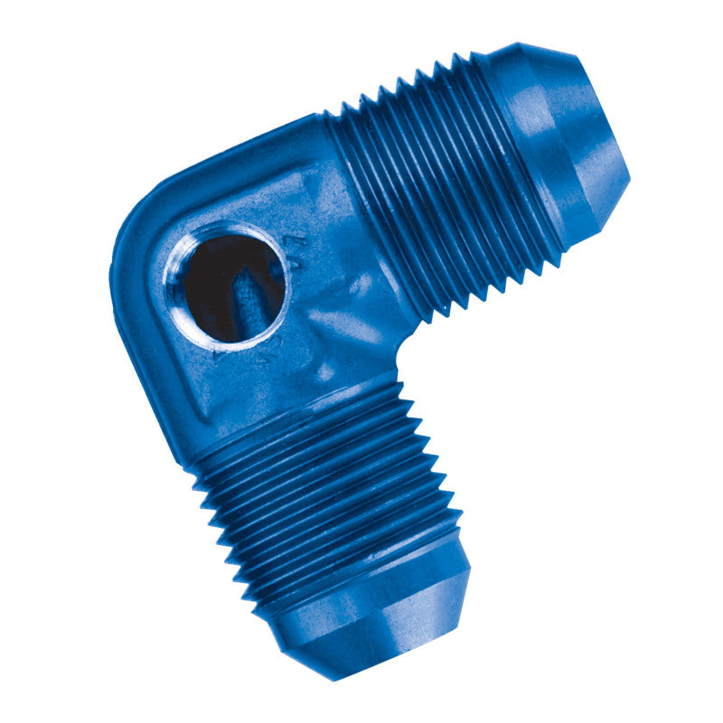 Russell Performance -8 AN Blue 90 Degree Fuel Pressure Adapter-thumbmail-1
