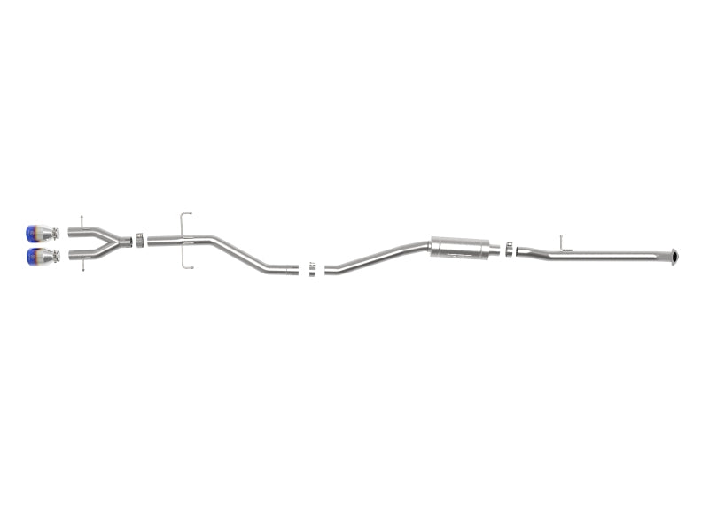 aFe Takeda 2.5in 304SS Cat-Back Exhaust System 17-20 Honda Civic SI Coupe L4-1.5L (t) - BL Flame Tip-thumbmail-5
