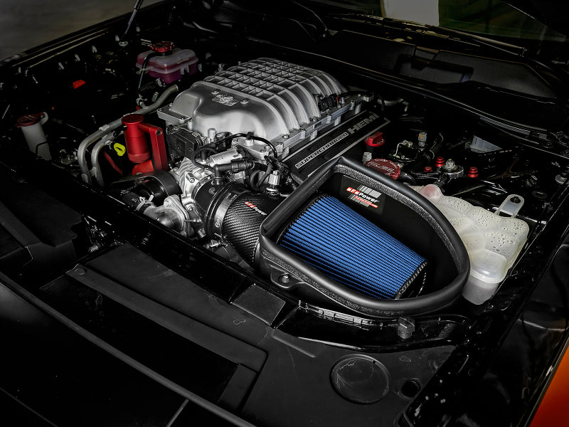 aFe Magnum Force Stage-2 Track Series Carbon Fiber AIS w/ Pro 5R Media - 18 Dodge Challenger V8-6.2L-thumbmail-2
