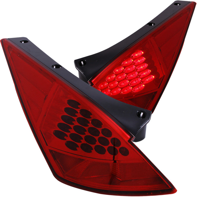 ANZO 2003-2005 Nissan 350Z LED Taillights Red-thumbmail-1