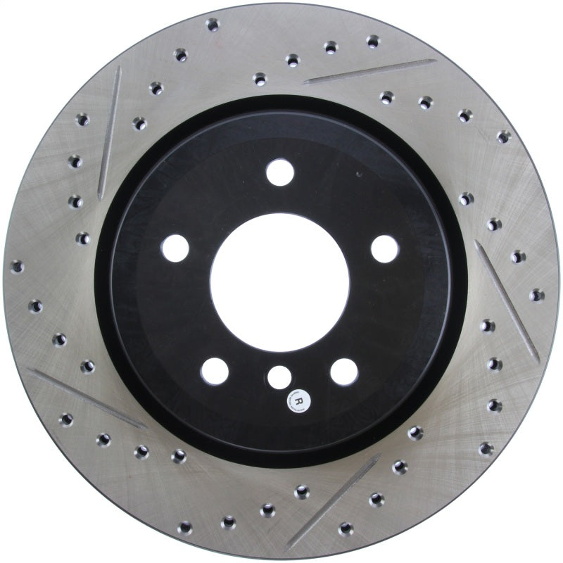 StopTech 06 BMW 330 / 07-09 BMW 335 Slotted & Drilled Right Rear Rotor-thumbmail-6