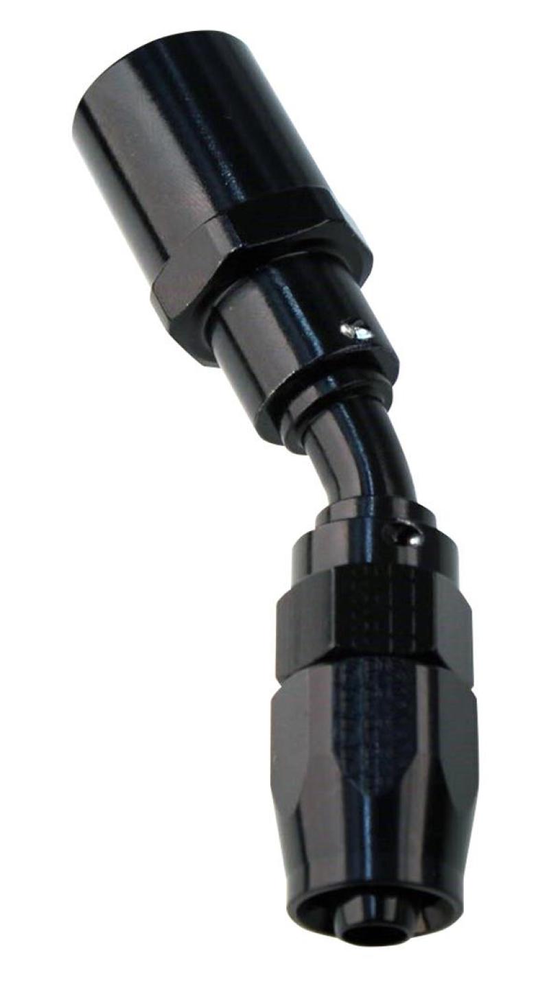 Fragola -6AN Pro-Flow x 30 Degree 3/8 EFI Quick Disconnect Hose End - Black-thumbmail-1