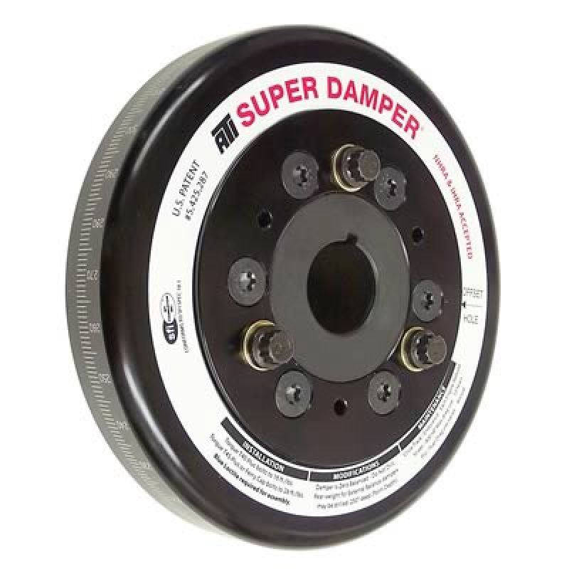 ATI Damper - 7.074in - Steel - Chevy SB/90 Deg V6 - Blower & BBC Seal - 6 Bolt - Dual Key - 3 Ring-thumbmail-1