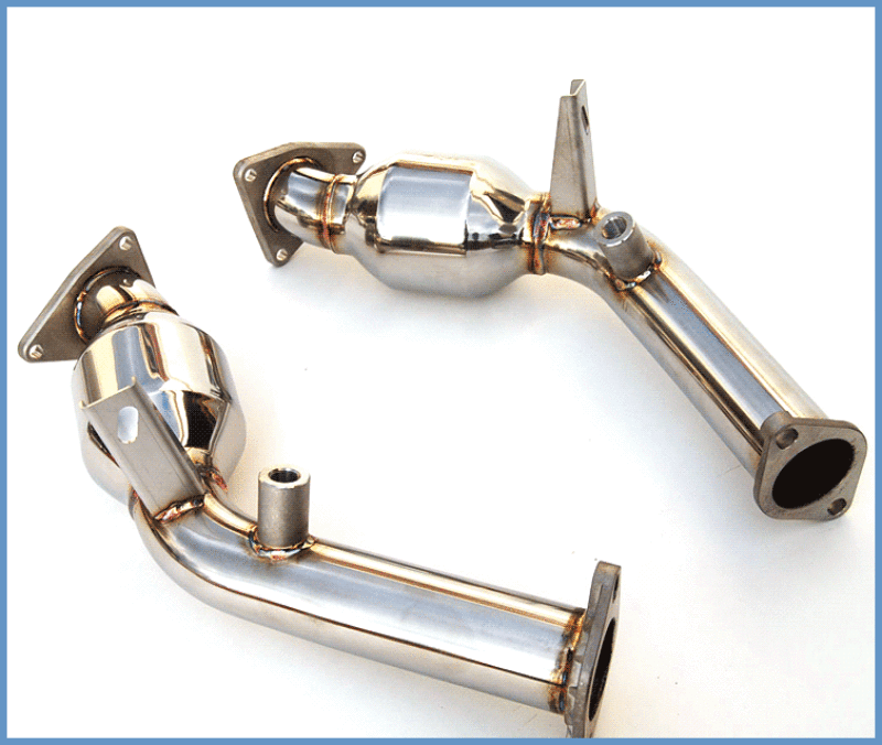 Invidia 09+ Nissan 370Z / Infiniti G37 60mm High Flow Cat w/ Bracket-thumbmail-1