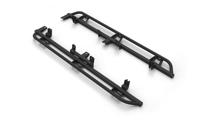 N-Fab Trail Slider Steps 15-20 Chevy/GMC Colorado/Canyon Crew Cab All Beds - SRW - Textured Black-thumbmail-5