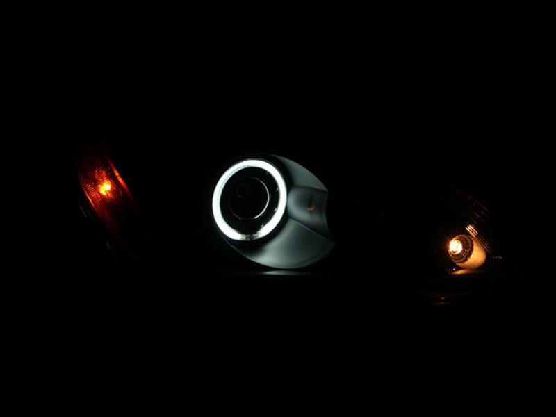 ANZO 2004-2007 Mitsubishi Lancer Projector Headlights w/ Halo Black (CCFL)-thumbmail-4