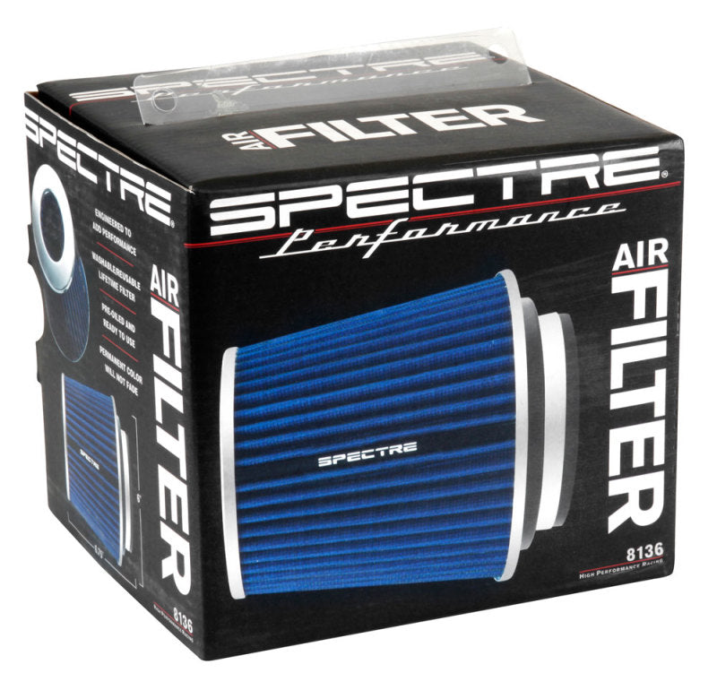 Spectre Adjustable Conical Air Filter 5-1/2in. Tall (Fits 3in. / 3-1/2in. / 4in. Tubes) - Blue-thumbmail-8