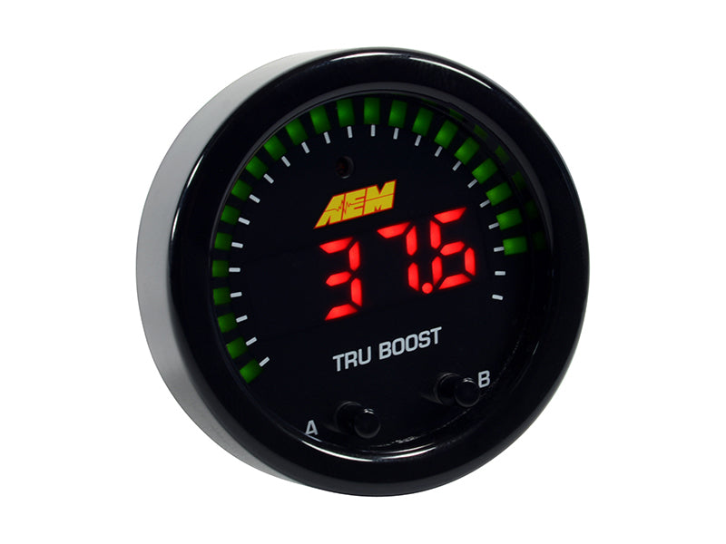 AEM X-Series Tru-Boost Controller Gauge w/ Boost Control Solenoid 80PSIg Internal MAP Sensor-thumbmail-2