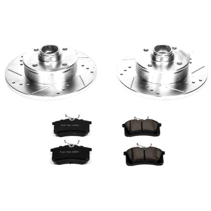 Power Stop 99-02 Volkswagen Cabrio Rear Z23 Evolution Sport Brake Kit-thumbmail-1