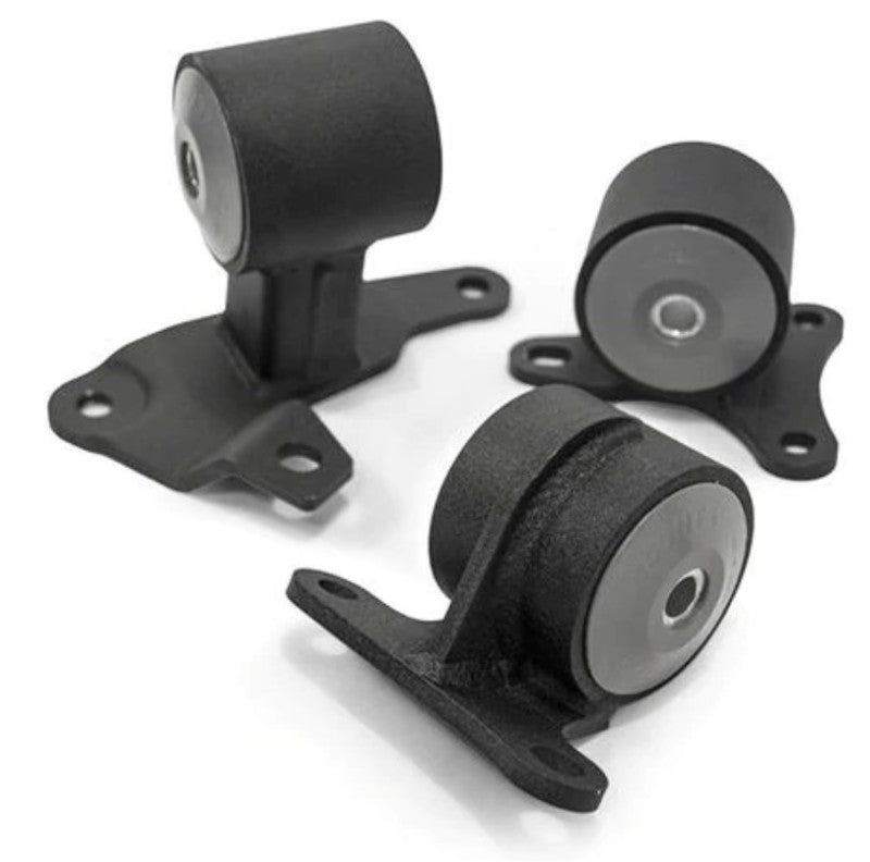 Innovative 90-93 Accord H/F Series Black Steel Mounts 85A Bushings (Auto to Manual)-thumbmail-1