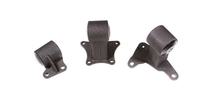 Innovative 94-97 Accord H/F Series Black Steel Mounts 95A Bushings (EX Chassis H22/F22A)-thumbmail-1