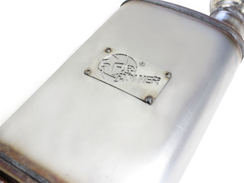 aFe MACHForce XP Exhaust 11-14 Ford Mustang GT V8-5.0L 3in. SS Axle-Back w/Polished Tips-thumbmail-2