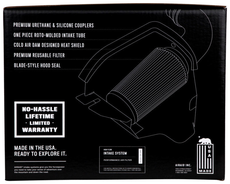 Airaid 17-18 GMC Sierra/Yukon V8-6.2L F/I Jr Intake Kit - Oiled / Red Media-thumbmail-13