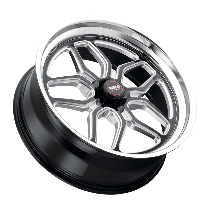 Weld S107 22X8.5 Laguna 5X127 ET06 BS5.00 Gloss Black MIL Dia 78.1-thumbmail-1