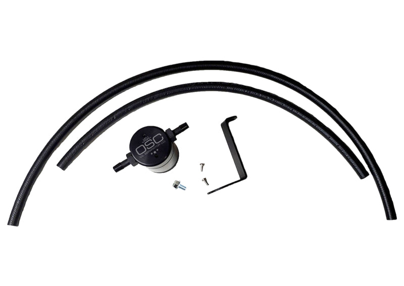 J&L 16-21 Infiniti Q50/Q60 3.0T Oil Separator 3.0 Driver Side - Black Anodized-thumbmail-1