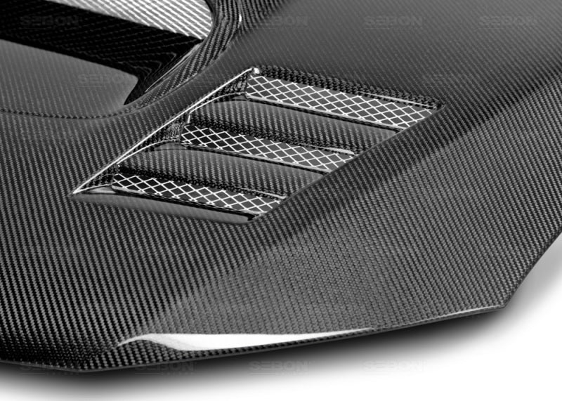 Seibon 08-09 Subaru WRX/STi CWII-style Carbon Fiber Hood-thumbmail-2