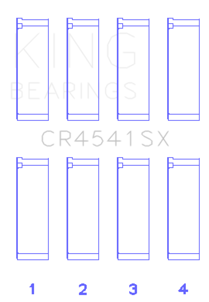 King Bearings Connecting Rod Bearing Set - for Honda F23A/F23Z/K20A3-thumbmail-1