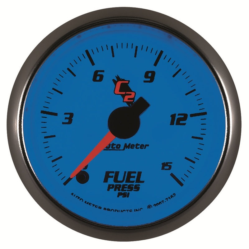 AutoMeter Gauge Fuel Pressure 2-1/16in. 15PSI Digital Stepper Motor C2-thumbmail-3