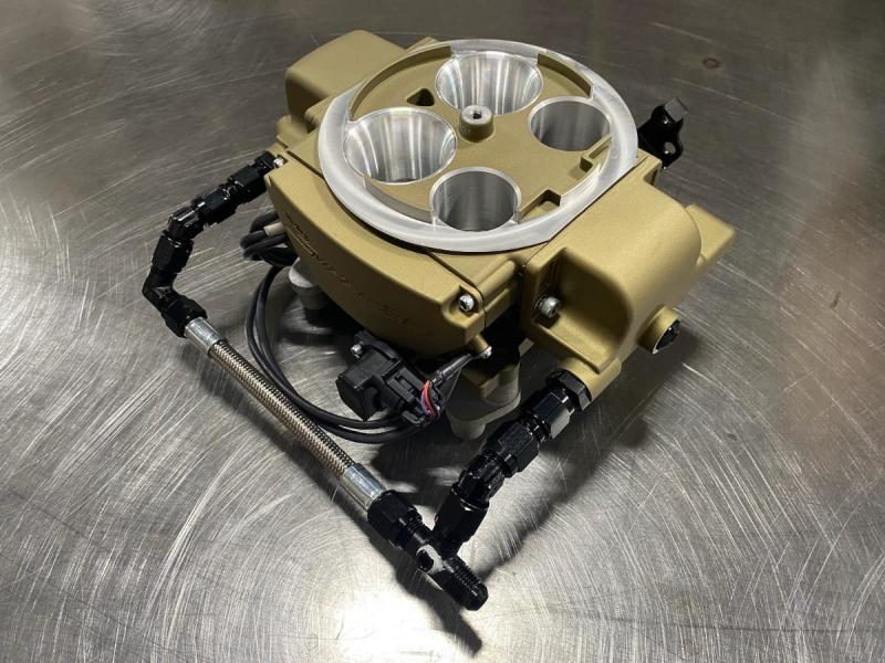 Fragola 6AN Holly Sniper Q-Jet EFI Feed Line Kit - Stainless Hose-thumbmail-2
