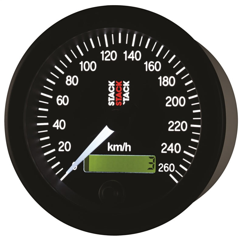 Autometer Stack 88mm 0-260 KM/H Electronic Speedometer - Black-thumbmail-2