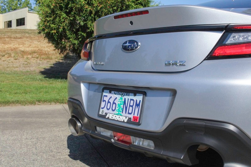 Perrin 2022 BRZ/GR86 Axle Back Exhaust SS (Single Side Exit w/Helmholtz Chamber)-thumbmail-6
