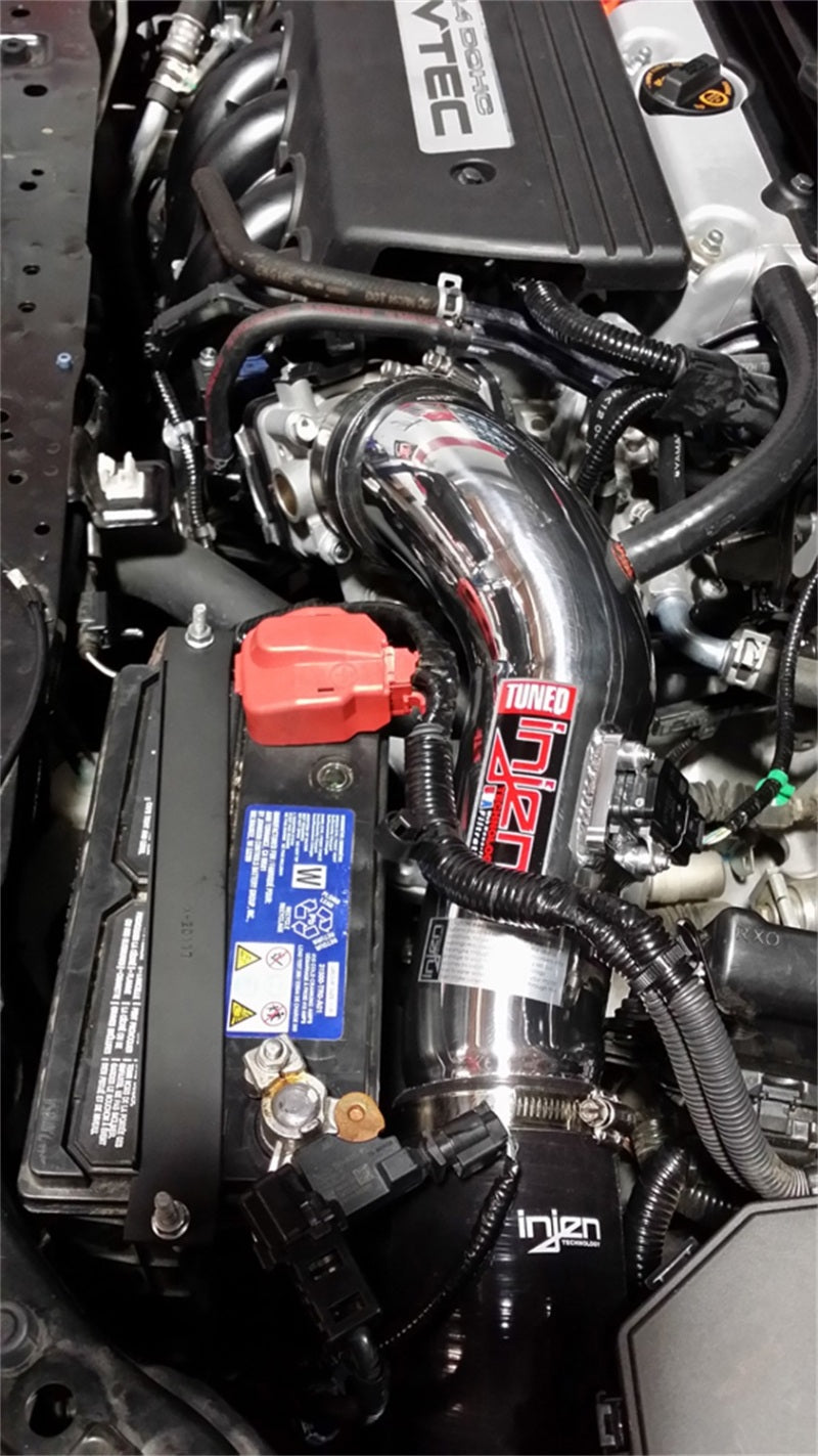 Injen 12-15 Honda Civic Si 9th Gen/13-15 Acura ILX 2.4L 4Cyl Polished True Cold Air Intake w/MR Tech-thumbmail-3