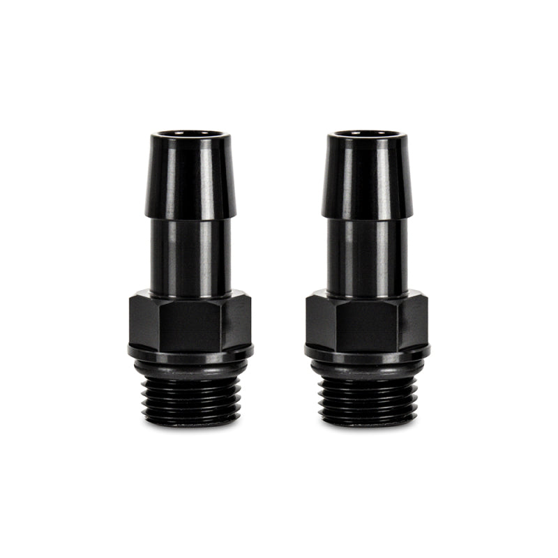 Mishimoto 16X1.5 TO 1/2in. Hose Barb Aluminum Fittings (Pack of 2)-thumbmail-1
