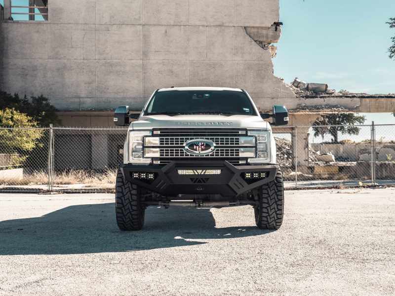 Road Armor 17-20 Ford F-250 SPARTAN Front Bumper Bolt-On Pre-Runner Guard - Tex Blk-thumbmail-3