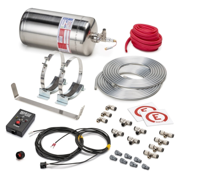 Sparco 4.25 Liter Electric Steel Extinguisher System-thumbmail-2