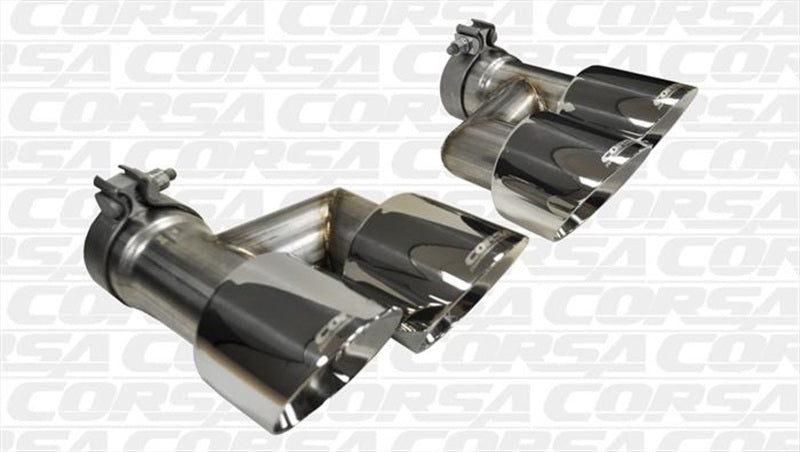 Corsa 15-16 Ford Mustang GT 5.0 Polish Quad Tips Kit-thumbmail-1
