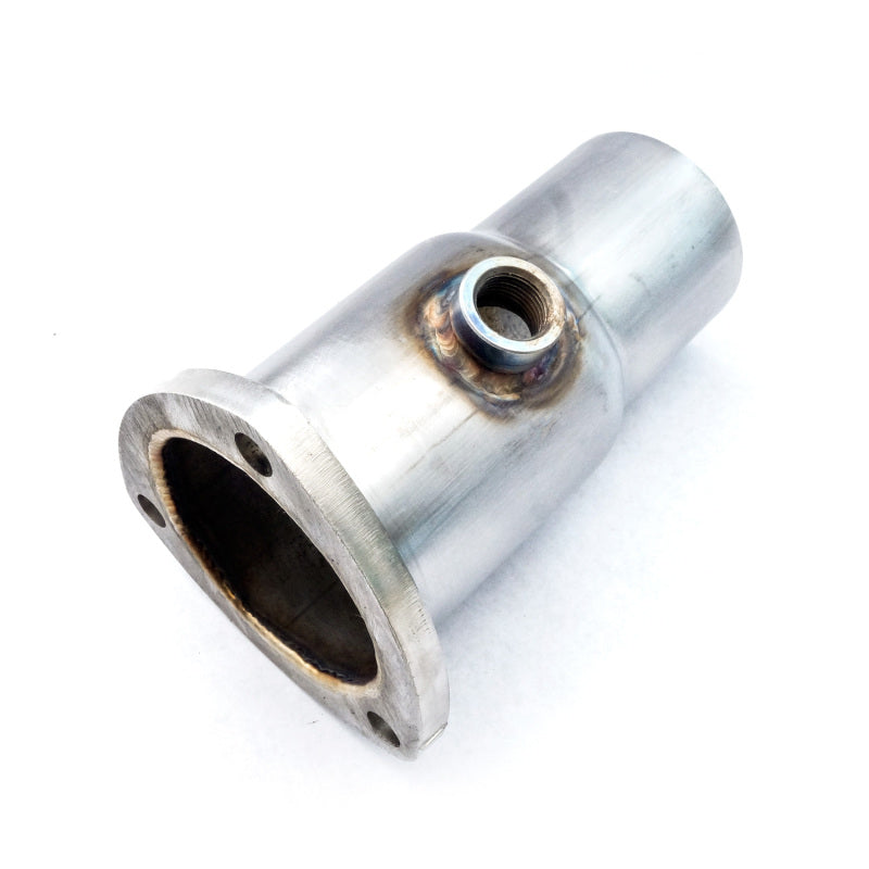 Stainless Works Collector Adapter 3-Bolt 2-1/2in OD Tubing 2in OD Outlet + O2 Bung-thumbmail-1