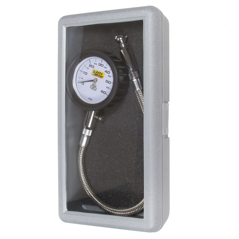 Autometer NASCAR Performance 60PSI Lo-Pressure Tire Pressure Gauge-thumbmail-2