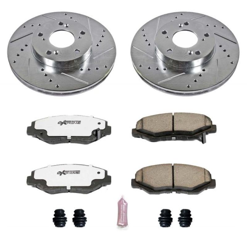 Power Stop 14-15 Acura ILX Front Z26 Street Warrior Brake Kit-thumbmail-1