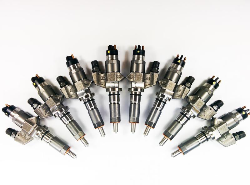 DDP Duramax 01-04 LB7 Reman Injector Set - SAC Nozzle 100% Over-thumbmail-1