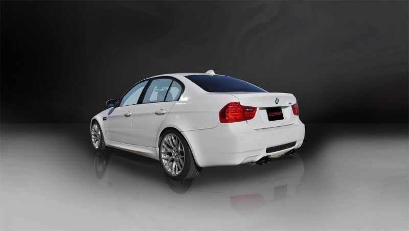 Corsa 08-12 BMW M3 E90 Black Sport Cat-Back Exhaust-thumbmail-3