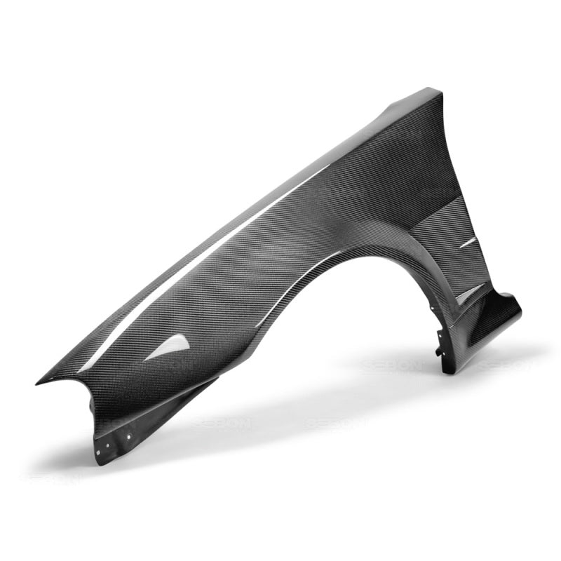 Seibon 99-01 Nissan Skyline R34 NSW-Style Carbon Fiber (Gloss Finish) Fenders (Pair)-thumbmail-2