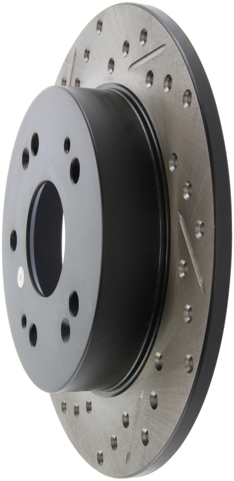 StopTech 06-09 Honda Civic Ex/Si Slotted & Drilled Right Rear Rotor-thumbmail-4