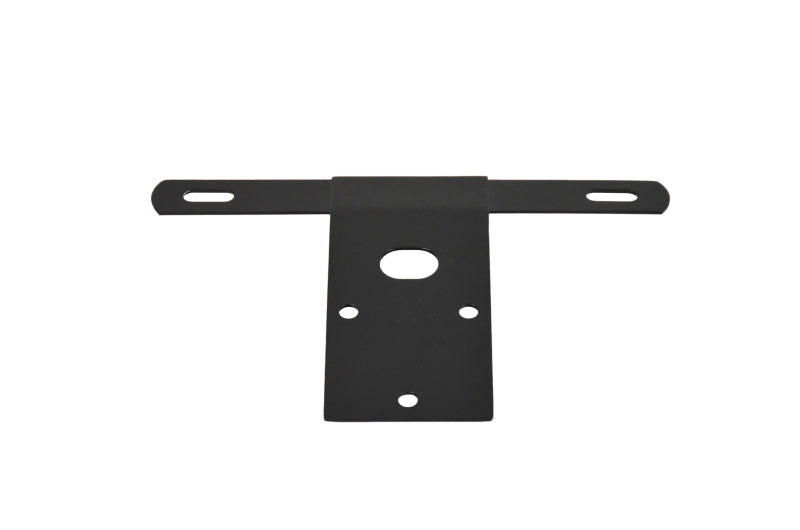 Kentrol 76-86 Jeep CJ License Plate Bracket - Powdercoat Black-thumbmail-1