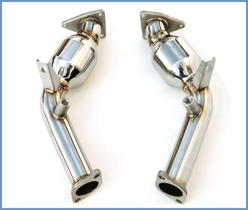 Invidia 09+ Nissan 370Z / Infiniti G37 60mm High Flow Cat w/ Bracket-thumbmail-2