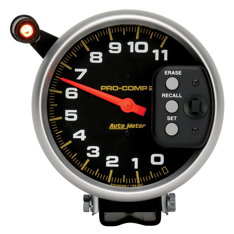 Autometer 5 inch 11000 RPM Single Range w/ Pro-Comp 2 & Memory Tachometer-thumbmail-2