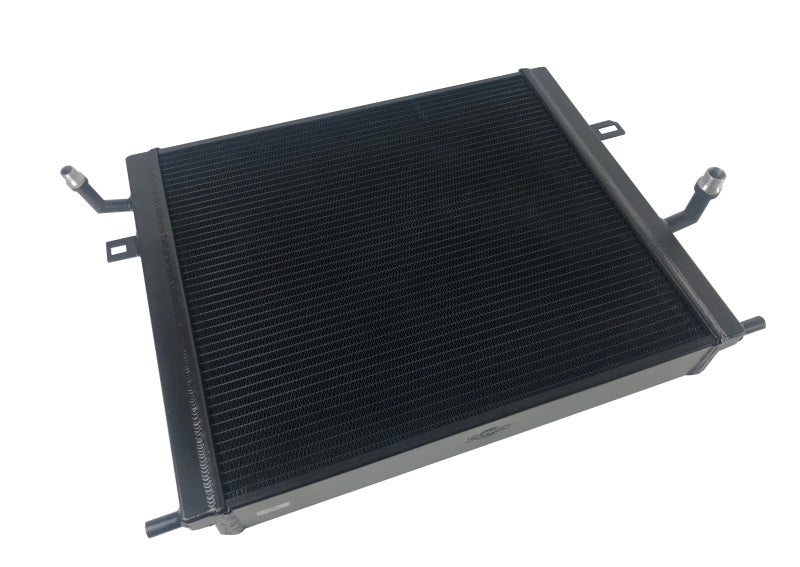 CSF BMW B58/B48 Front Mount Triple-Pass Heat Exchanger w/Rock Guard - Black-thumbmail-2