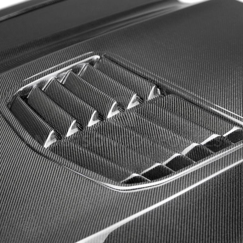 Anderson Composites 16-19 Chevrolet Camaro Double Sided Carbon Fiber Type-T2 Style Hood-thumbmail-3