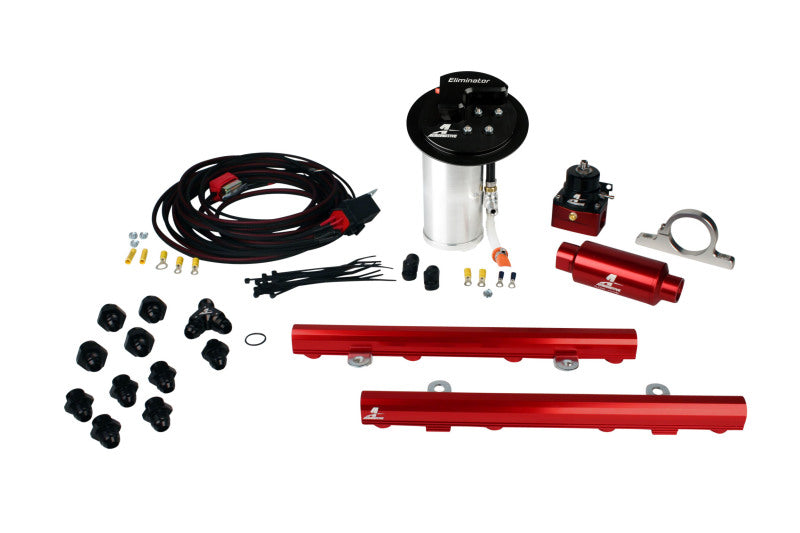 Aeromotive 10-13 Ford Mustang GT Fuel System - Eliminator Pump / Deluxe Wiring Kit / 5.0L 4V Rails-thumbmail-1