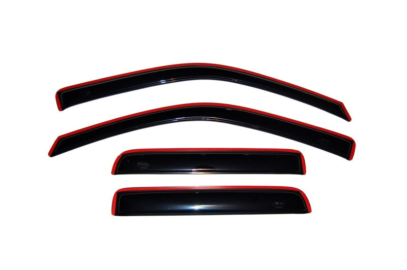 AVS 04-12 Chevy Colorado Crew Cab Ventvisor In-Channel Front & Rear Window Deflectors 4pc - Smoke-thumbmail-12
