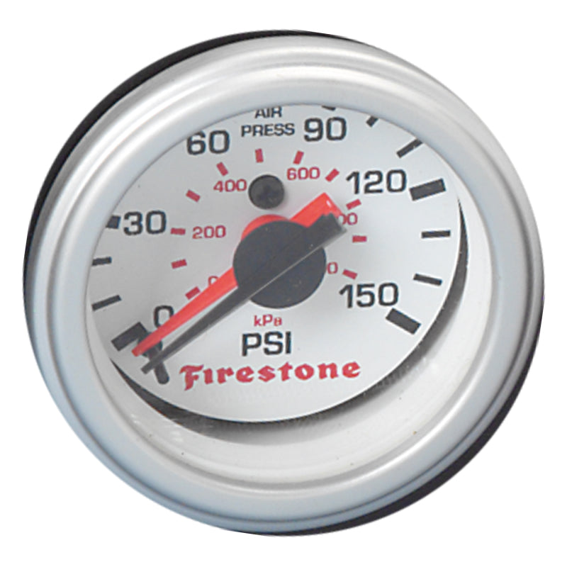 Firestone Replacement Pressure Gauge - White Face Dual GA Only (For PN 2241 / 2260) (WR17609201)-thumbmail-2